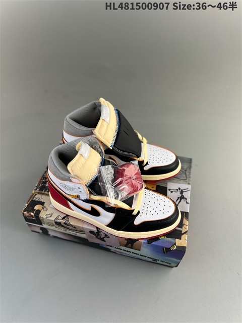 women air jordan 1 shoes H 2023-10-26-505